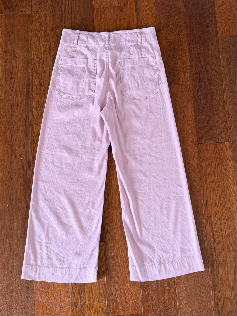 Maeve Colette European Linen Stretch Wide Leg Pants Lilac size 30 - Picture 4 of 8